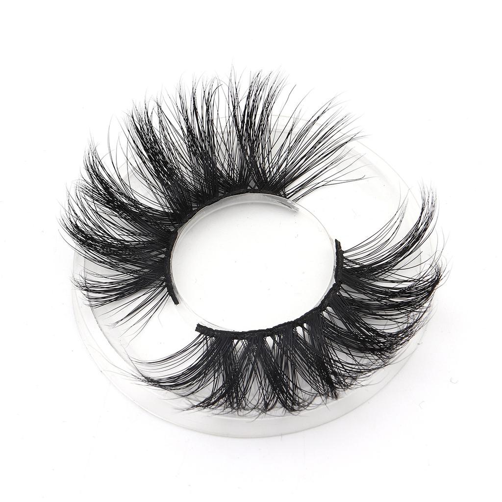 Private Label Fluffy 25mm Mink Eyelash Packaging Box 5d Mink Eyelashes