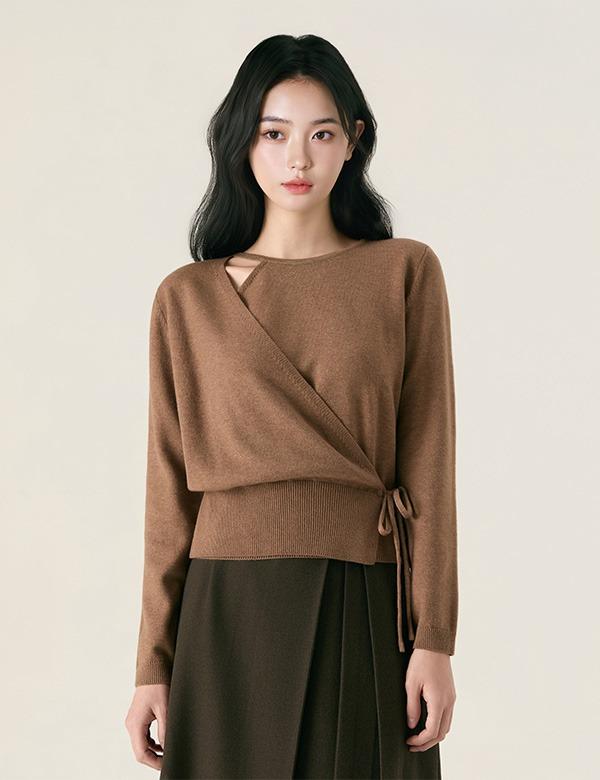 ROEM Slit Wrap Pullover_Rmkag11Rt1