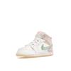 Детские кроссовки Air Jordan 1 Mid SE PS Ice Cream White Arctic-Punch Pale-Vanilla DD1667-100
