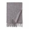 Thickened Autumn and Winter Plaid 100 Wool Scarf Atmosphere Women's All-match Fashion Warm Wool Scarf Comfortable Shawl