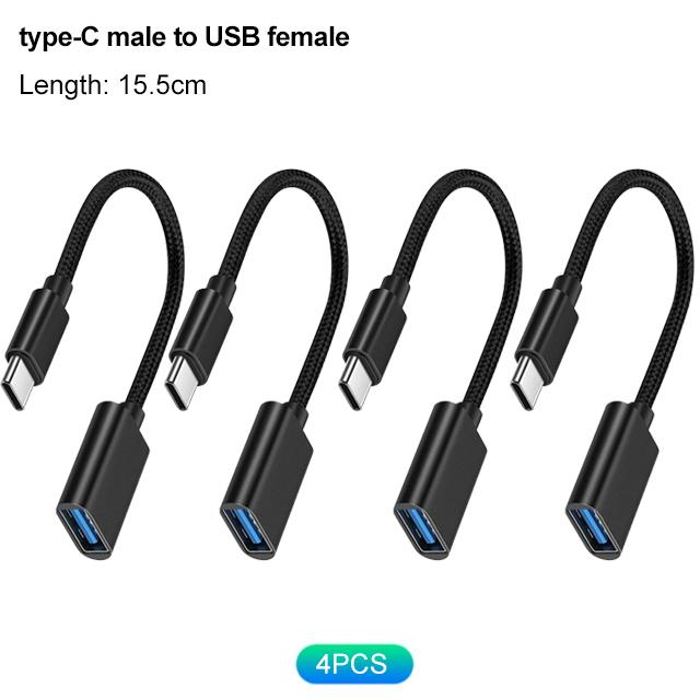 Адаптер типа C на USB 3.0 USB-C 3.1 мужской OTG A женский разъем данных для устройств MacBook Pro iPad Mini 6/Pro MacBook Air типа C