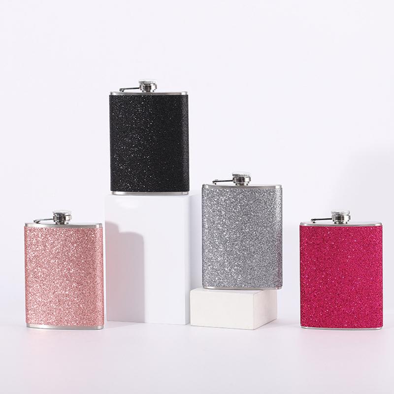 1 шт. бутылка вина шикарная многоцветная на открытом воздухе из нержавеющей стали с индивидуальным блеском портативный подарок высококачественные аксессуары для винного горшка