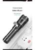 Enhanced Long-Range White Laser Flashlight with Extended Battery for Camping & Home Use