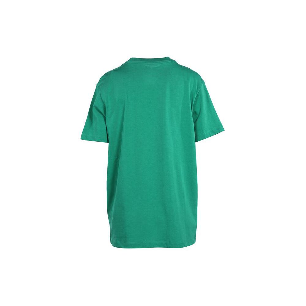 Nike Футболка с логотипом в стиле casual, модная, спортивная, трикотажная, с круглым вырезом, коротким рукавом, с заниженной линией плеч, женская, зеленая FV8003-324