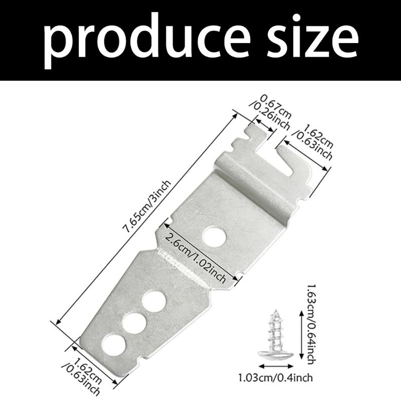 Кронштейн для крепления посудомоечной машины с винтами, монтажные клипсы для установки под столешницу, клипсы для посудомоечной машины, запасная часть, аксессуары