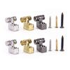 2Pcs Roller String Retainers Mounting Tree Guide For Electric Guitar Silver