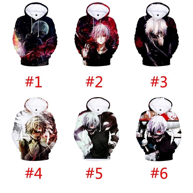 Unisex Tokyo Ghoul Hoodie With 3d Print Design And Casual Cosplay Costume Appeal