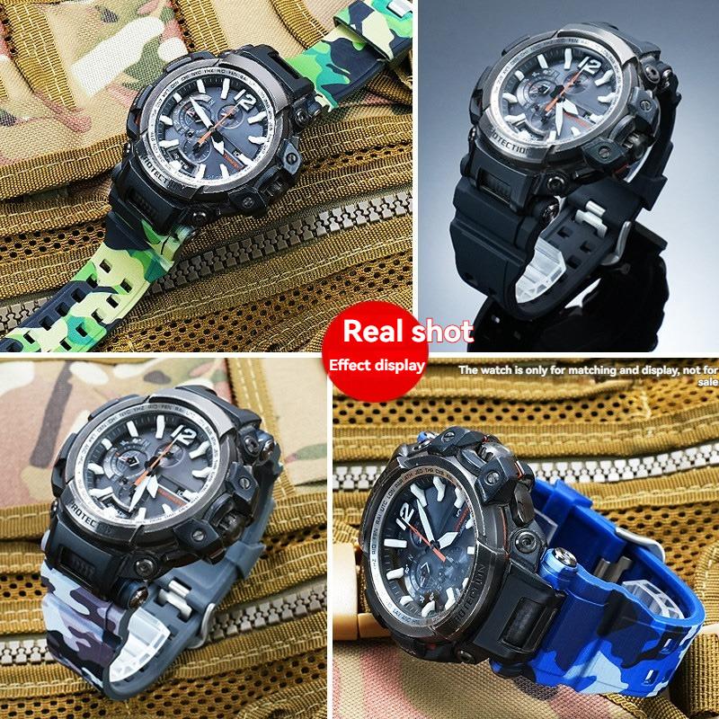 GPW 2000 Мягкий силиконовый ремешок из смолы Для Casio G-Shock Master 5502 Air GPW-2000 ремешок для часов водонепроницаемый сменный браслет