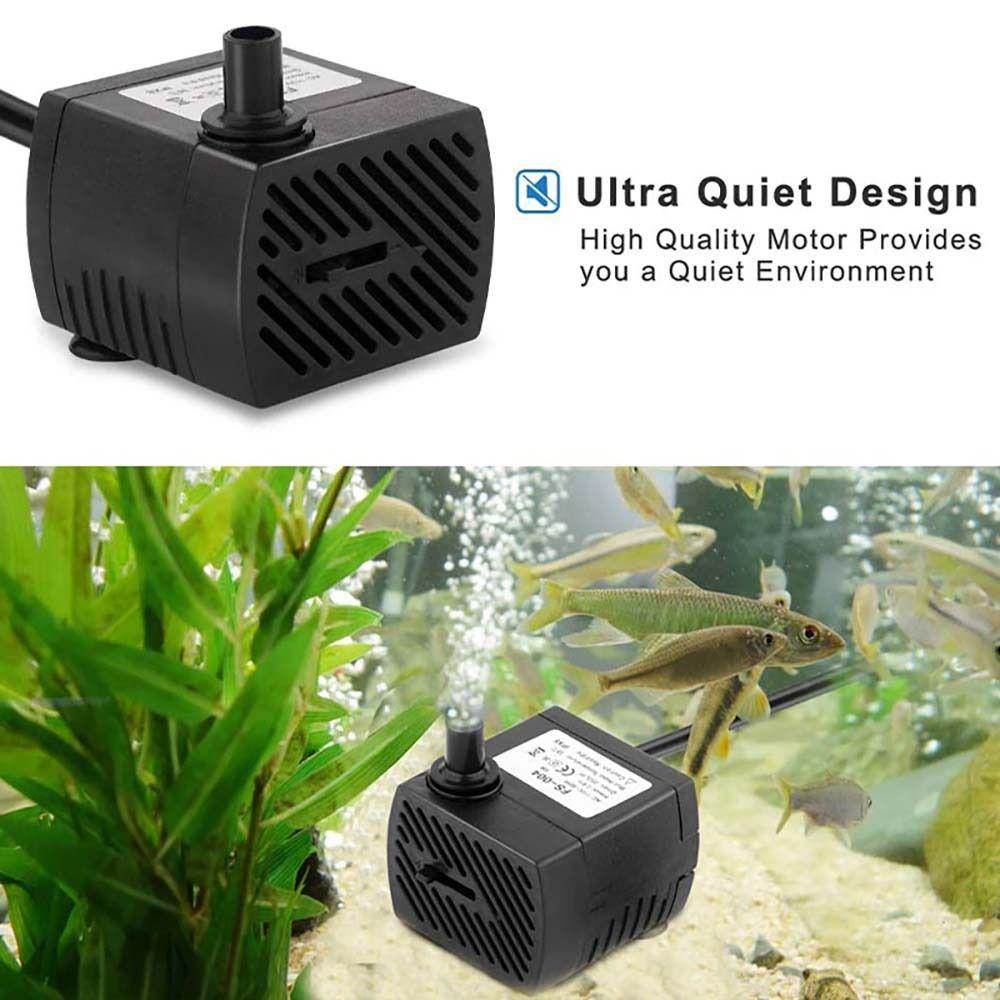 Motor Pump Fish Aquatic Pet Kit Aquarium Water Pumps Submersible Water Pump Fish Tank Fountain