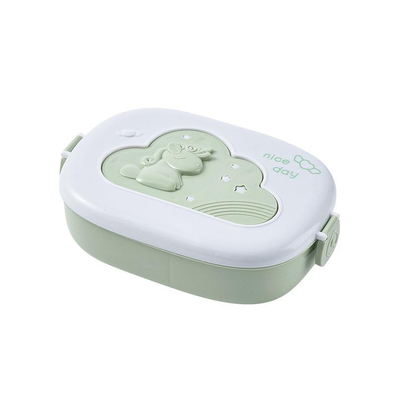 Милый ланч-бокс для детей, отсеки, Microwae Bento, ланч-бокс для детей, школа, открытый, кемпинг, пикник, контейнер для еды, портативный
