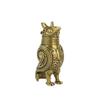 New Ancient Owl Zun Bronze Vessel Retro Style Metal Craft For Tea Table Entrance Decor Chinese Cultural Artifact Collectible