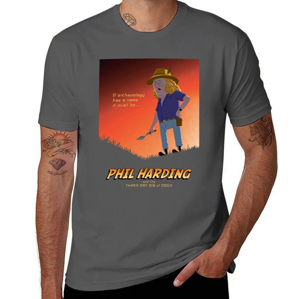 Phil Harding - Time Team T-Shirt t shirt man luxury man t shirt cotton man t shirts graphic T-Shirt