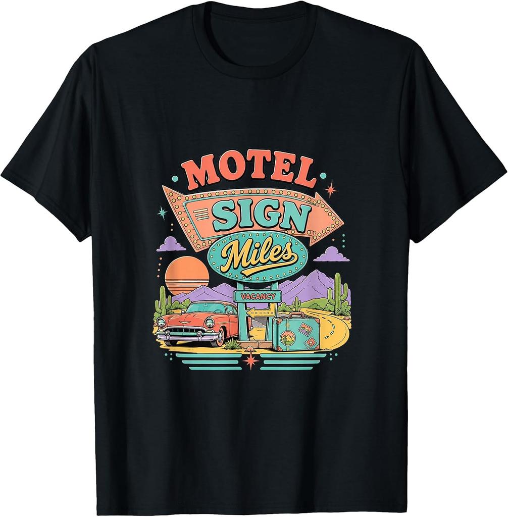 Vintage Route 66 Motel Adventure T-Shirt
