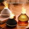 Colorful Flame Aromatherapy Air Humidifier: USB-Powered Desktop Diffuser