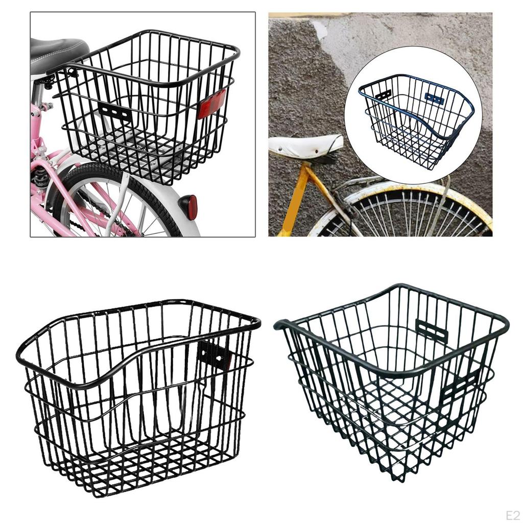 Bike Rear Basket Quick Release Universal for Outdoor Cycling Road