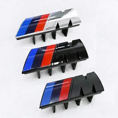 Подходит для BMW M Логотип X1 X2 X3 X4 X5 X6 F48 G01 E84 E83 F39 F10 F30 G11 G07 G86 G80 G60 E60 E46 3D Значок-эмблема на переднюю решетку автомобиля