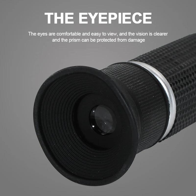 Измеритель Брикса 0-32% 58-90% 0-80% Рефрактометр Брикса Измеритель сахара и алкоголя Измерительный инструмент Фрукты Вино Мед Сахарные пчелы Тест на воду