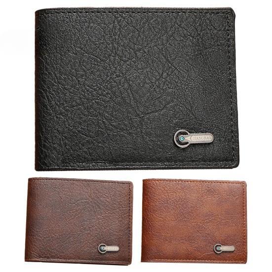 Мужской кошелек из искусственной кожи однотонный винтажный большой вместимости многокарманный портативный складной кошелек для хранения монет и мелочи карточный взрослый секс-одежда CLE