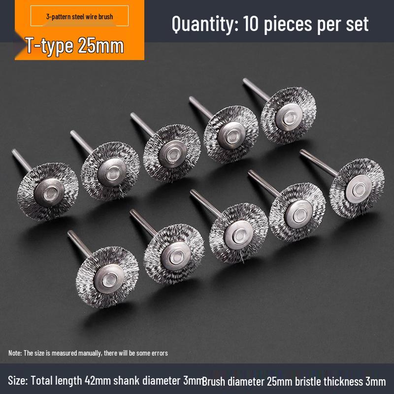 Electric Grinder Steel Wire Brush Polishing Head for Rust Removal and Walnut Polishing
