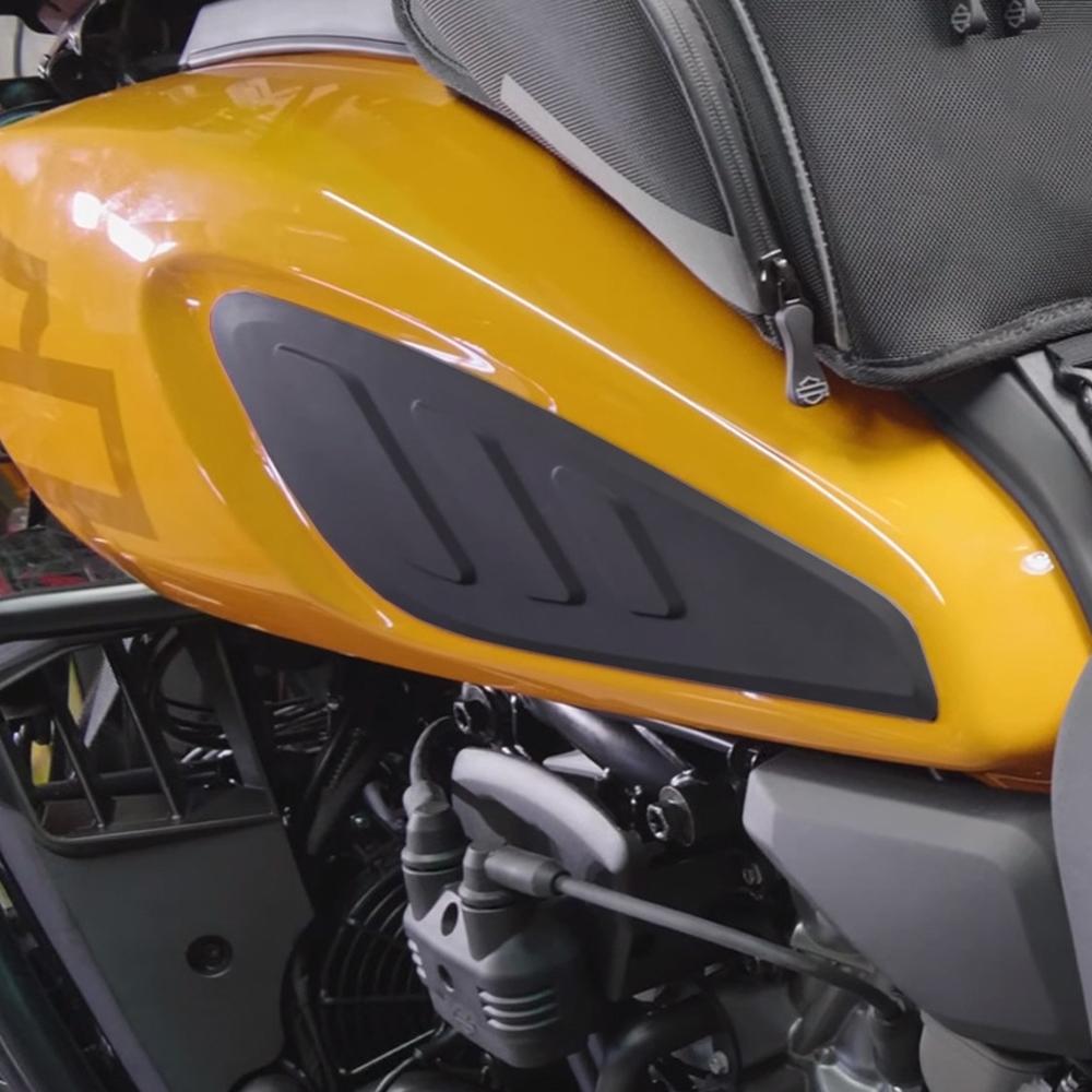 Накладка на топливный бак мотоцикла, противоскользящие защитные наклейки, универсальные наклейки для колен, теплоизоляция, замена для