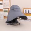 Солнцезащитная шляпа с большими полями, летняя, закрывающая все лицо, пустая шляпа-цилиндр, для велоспорта, скалолазания, солнцезащитная шляпа
