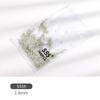 1440pcs/pack Glitter Rhinestones Crystal White AB Color Non Hot Fix FlatBack Strass Sewing & Fabric Garment Rhinestone Nail Art Stone  9 Sizes