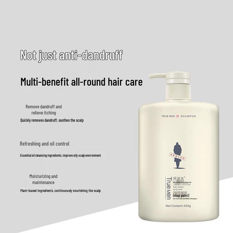 Adolph Tea Tree Oil Men's Anti-Dandruff Shampoo