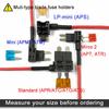 MuHize Micro2 Fuse Tap Adapter Kit - 10 Pack Premium Add-A-Circuit ATR Blade Fuses Holder with 10 Free 5A Fuses | Easy Installation for Car Truck SUV