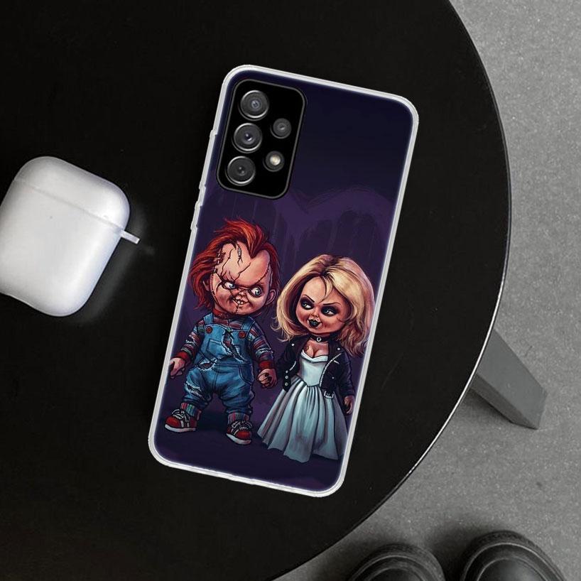 Чехол для телефона Chucky Doll Horror Movie для Samsung Galaxy A12 A22 A32 A52 A72 A02S A51 A50S A31 A20S A10S Note 20 Ultra 10 Pl
