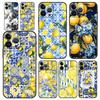 Чехол для телефона для iPhone 17 16e 15 14 13 12 11 Pro Max SE 7 8 Plus Оболочка iPhone 16 Мягкий ТПУ Чехол Летние Фрукты Принт Лимона
