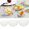 Love Heart Clear Serving Dish Irregular Candy Trays Creative Glass Heart Bowl  Kitchen