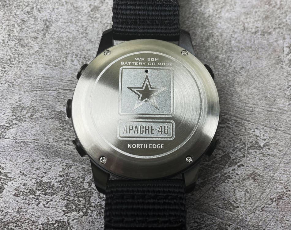 Мужские цифровые часы North Edge Apache-46 Водонепроницаемые 50 м Высотомер Барометр Компас Многофункциональные Наручные часы для активного отдыха