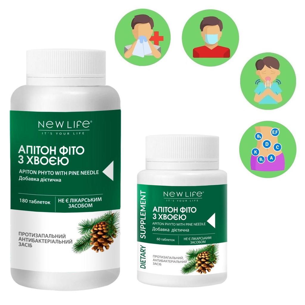 Apiton Phyto with Needles New Life Dietary Supplement (Immune Support)