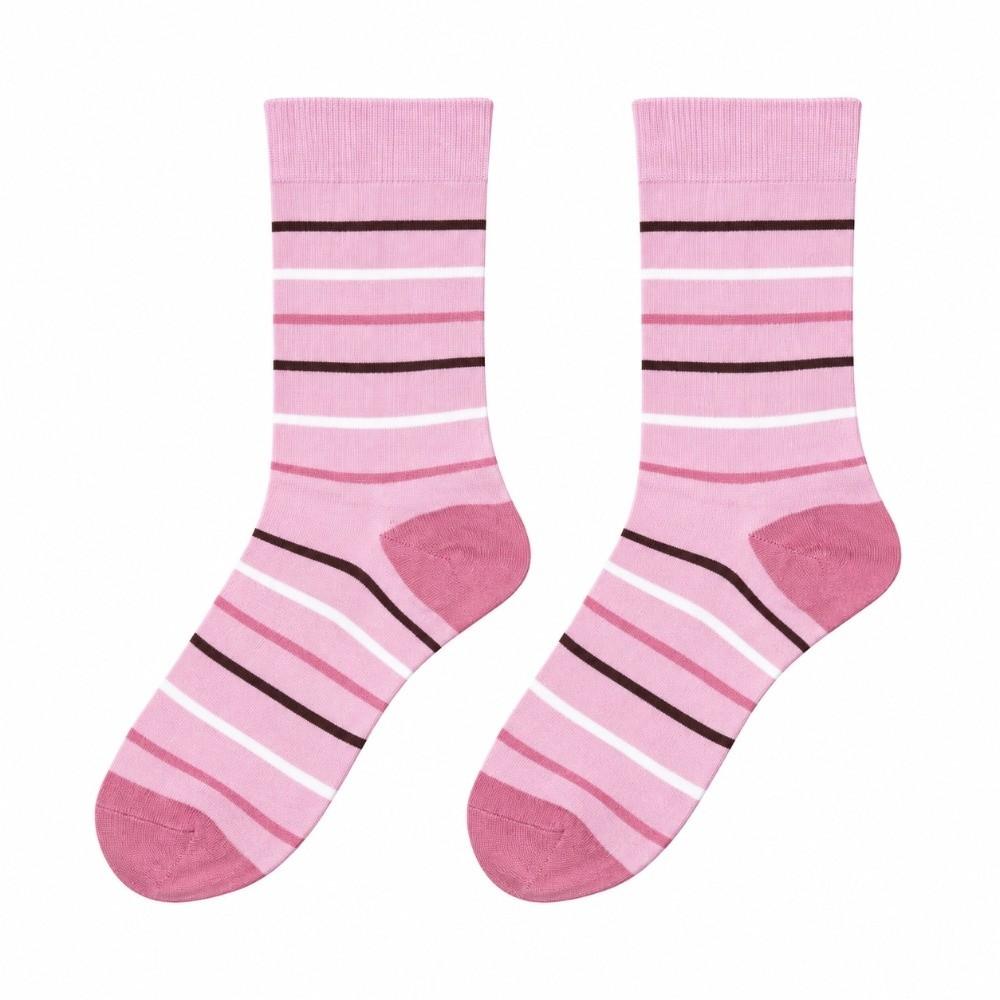 Odor-Resistan Stripe Long Socks Autumn Winter Breathable Socks Casual Wear