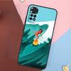 Чехол для Xiaomi Redmi Note 14 13 12 9 10 11 Pro 9S 10S 11S 12S Redmi 14C 10C 12C 13C с изображением доски для серфинга, серфинга, девушки-серфера