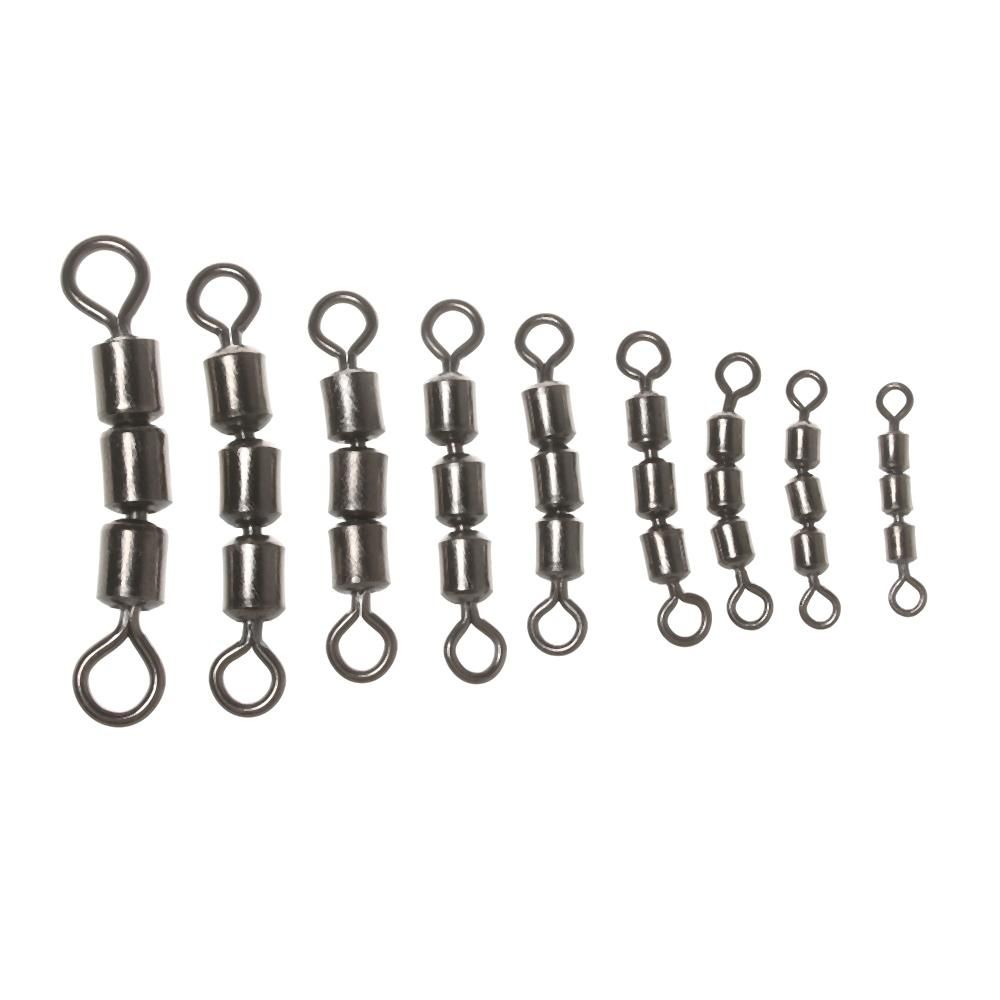 Портативные легкие коррозионно-стойкие подшипниковые качения с тройным быстроразъемным соединением безопасные рыболовные вертлюги