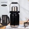 Large Capacity Thermos Cup for Girls, Portable Large Belly Cup, 316 Stainless Steel Outdoor Sports Tea Cup, Student-Specific