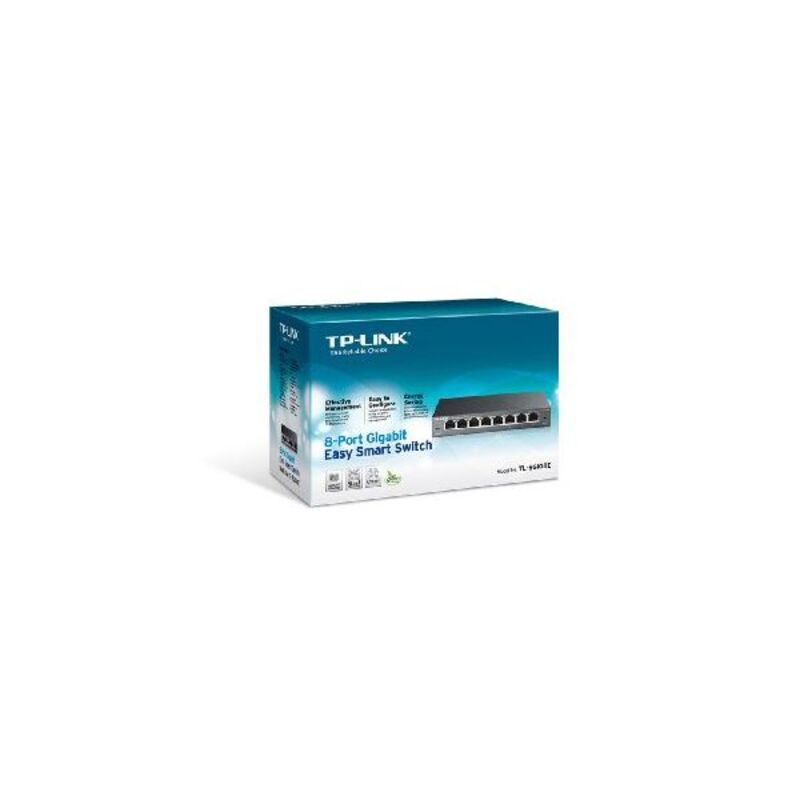 TP-Link Easy Smart TL-SG108E 8P гигабитный настольный сетевой коммутатор