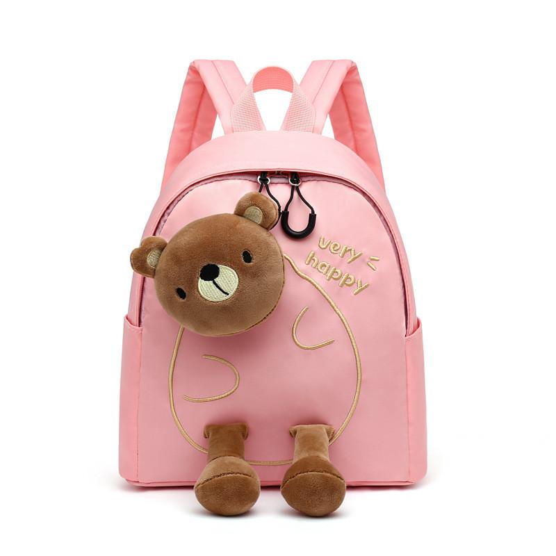 Cartoon Bear Adorable Backpack For Kids Lightweight Comfortable And Stylish School For