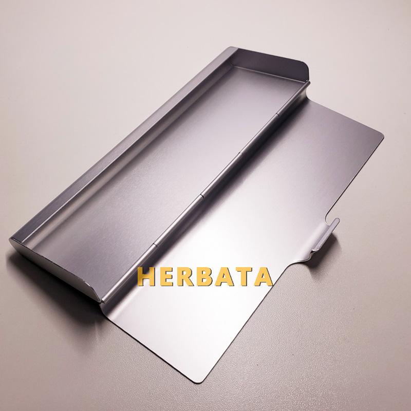 Premium Aluminum Pencil Case - Large Capacity Metal Stationery Box, Multi-Function School Supply Organizer