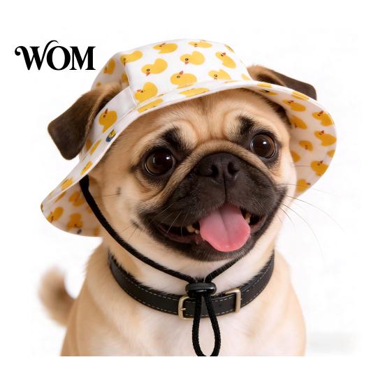 Soft Pet Hat Dog Sun with Ear Holes, Wide Brim Protection Hat, Adjustable Durable Drawstring for Small And Medium Dogs Outdoor Walking Hiking