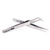2Pcs Straight Head And Elbow Head Uniform And Smooth Edge Tweezer