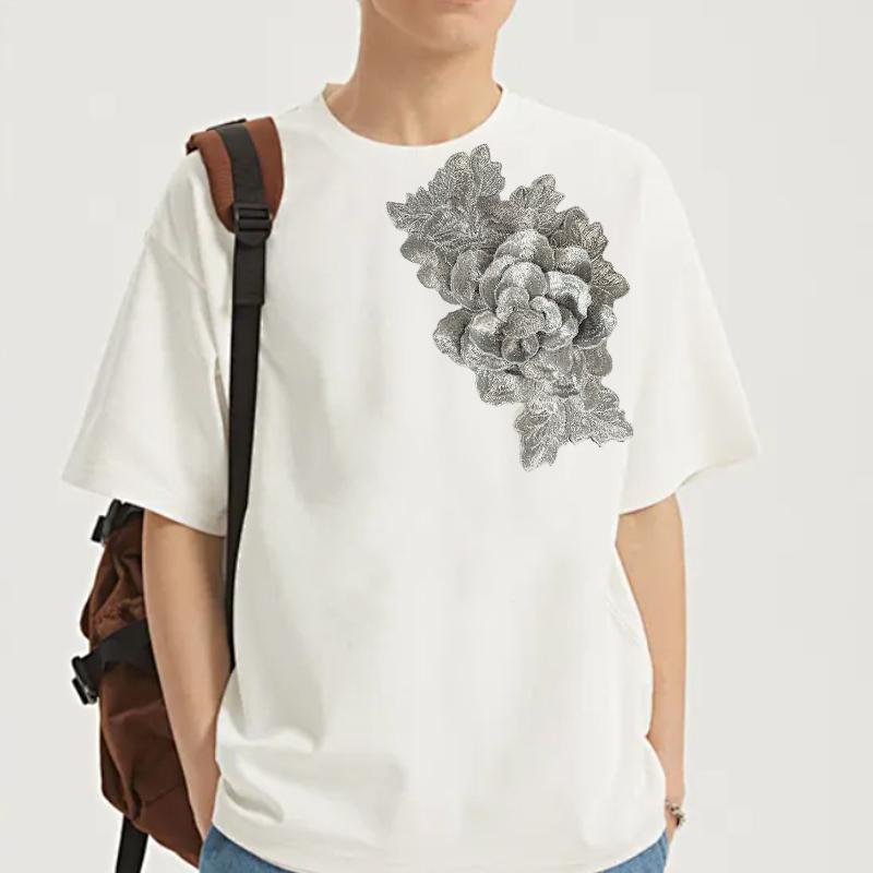 1 шт., нашивка ручной работы, модное платье, аксессуары, сумка, декор, 3D пион, вышитая аппликация, цветы, нашивки, одежда, шитье