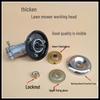 Replacement Lawn Mower Blade Fixing Kit: Washer, Protective Cover, and Reverse Thread Nut