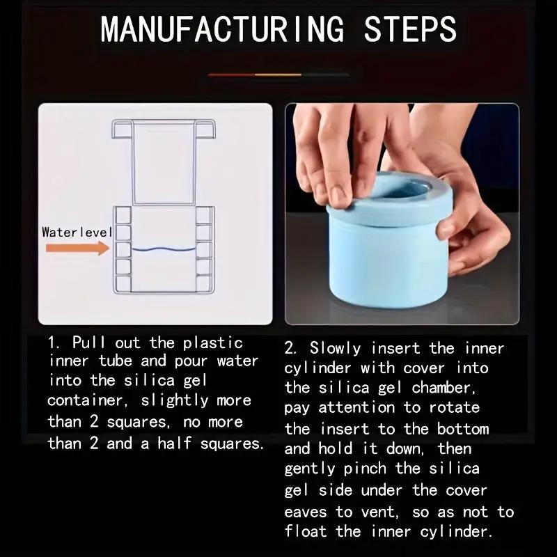 Ice-Cube Mold Freeze Cylinder Silicone Ice Silicone Mold Quick Freeze Ice-Buckets Cup Portable Ice-Cube Maker Ice Tray Ice-Cup