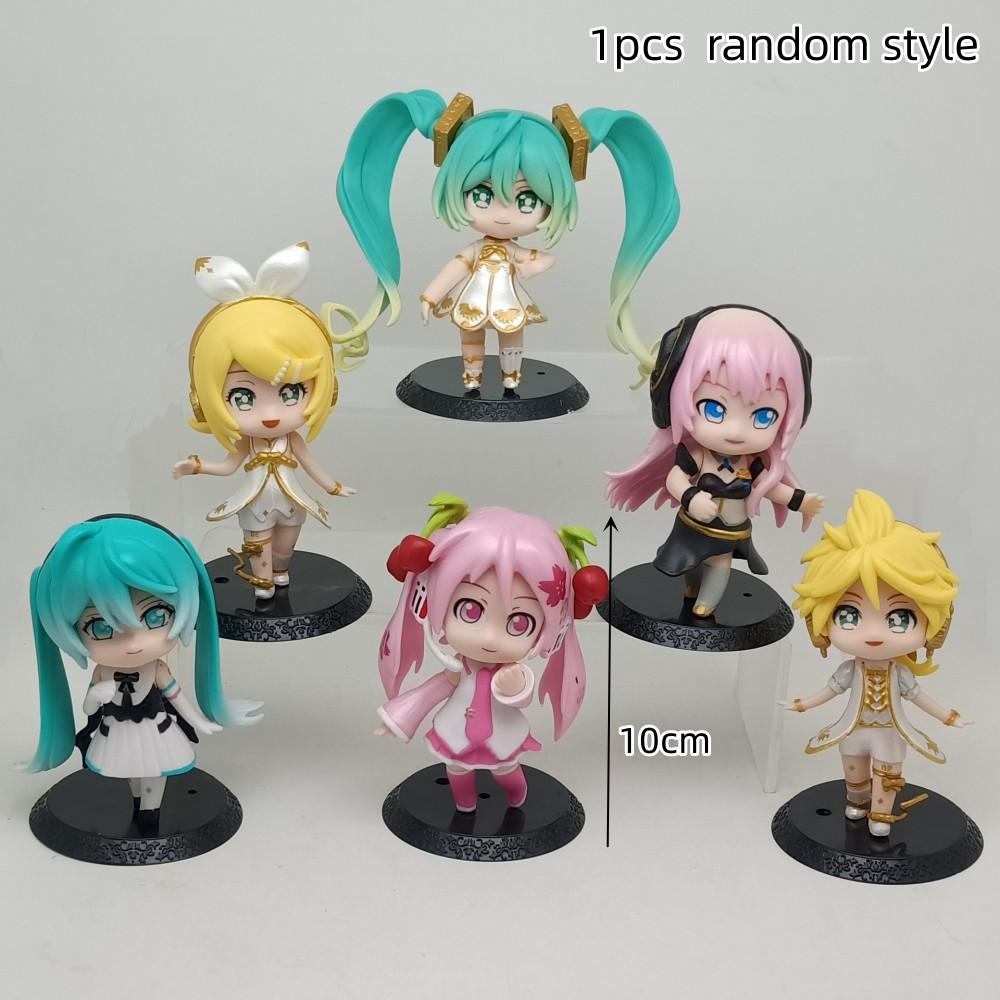 Japanese Anime Figure 15cm Hatsune Miku kawaiii girl Sitting in a chair PVC Model Doll Toys Collection Chrismas gift