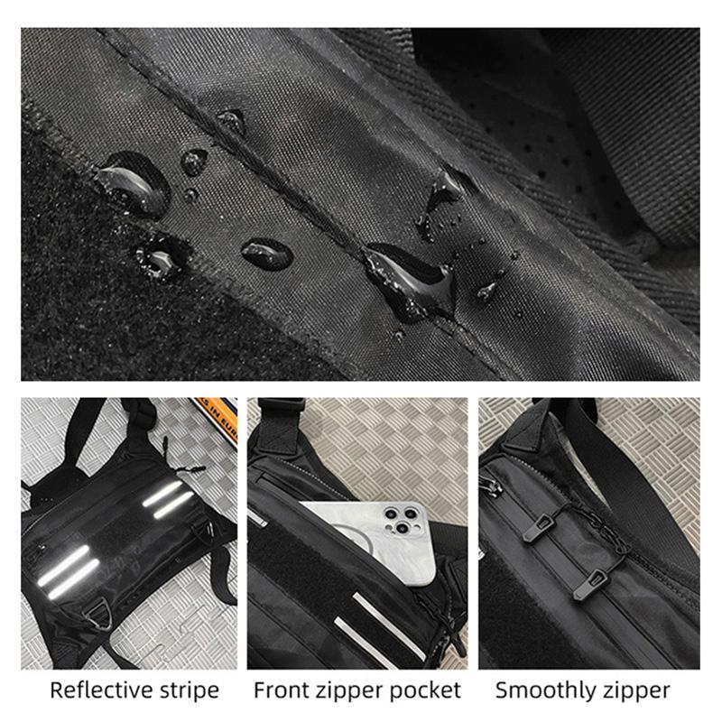 Альпинистская Molle нагрудная сумка Многофункциональный тактический жилет Регулируемый беговой разгрузочный жилет Подсумок для активного отдыха Кемпинг Велоспорт Пеший туризм Поясная сумка