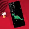 Cute Dino Funda For Samsung Galaxy S24 S23 S22 Ultra Plus S20 S21 FE S8 S9 S10 Note 10 20 Ultra Case