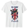 День Победы над Японией 80-я годовщина Вторая мировая война Спитфайр Мужская Женская Графическая футболка
