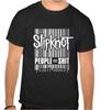 Черная Унисекс Футболка с Логотипом Рок-Музыки Slipknot